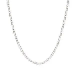 Ebbelle 2mm3mm4mm5mm brilhante luxo 3a zircão tênis corrente colares para mulher aço inoxidável banhado a ouro colar de dama de honra