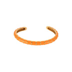 Design Caterpillar Pulseiras para Mulheres, Pulseiras Coloridas de Esmalte, Punho de Aço Inoxidável, Jóias Y2K Bonitos, Verão