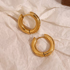 E.B. Belle-brincos grossos não manchados para mulheres, jóias com strass dourado estrela AAA zircão cz, moda, 2024